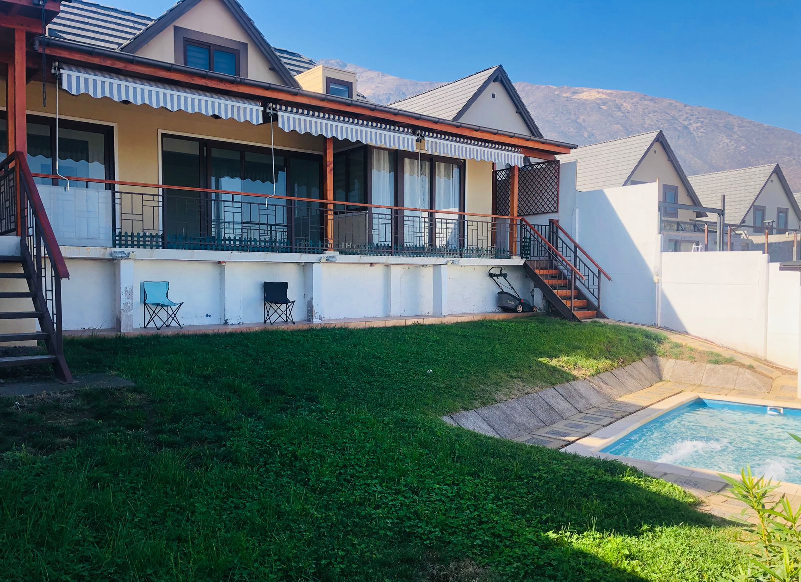 Casa Altomacul Vista a Santiago